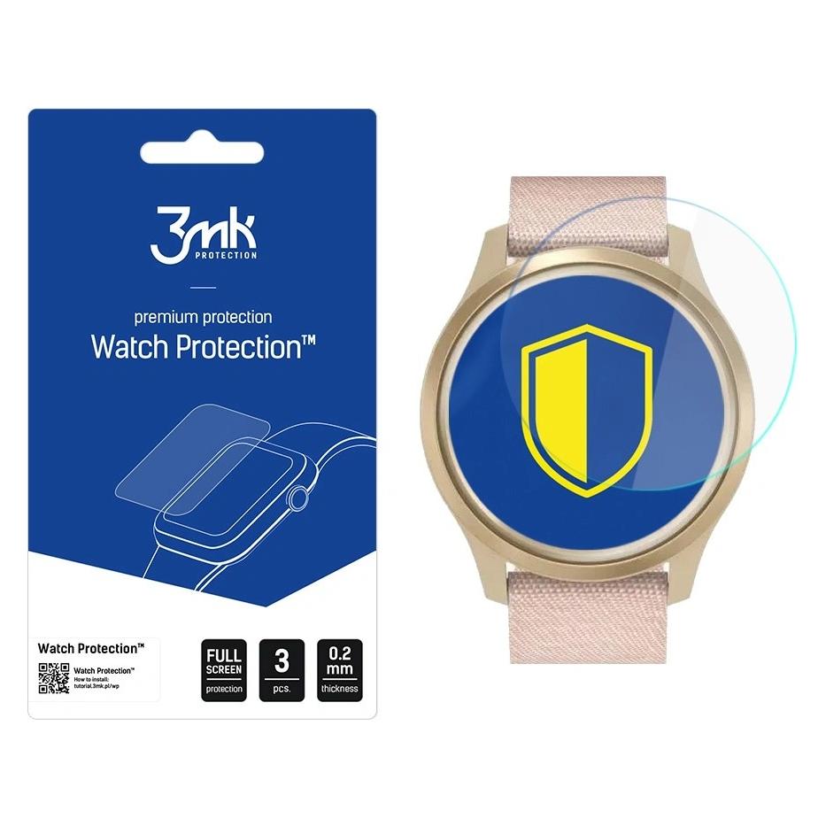 3MK Garmin Vivomove Style 42mm - Watch Protection? v. ARC+ (3mk Watch Protection ARC(177)-0)