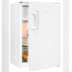 Exquisit Kühlschrank mit 4-Sterne-Gefrierfach | 121 l Nutzinhalt, Energieeffizienzklasse E, 39 dB | LED-Beleuchtung | KS16-4-HEA-090E Care weiss