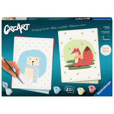 Ravensburger CreArt - Malen nach Zahlen 23655 - Hello Baby Set - ab 12 Jahren