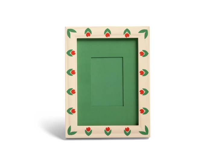 &klevering - Patch Bilderrahmen, Tulpe, 14,5 x 19 cm, mehrfarbig