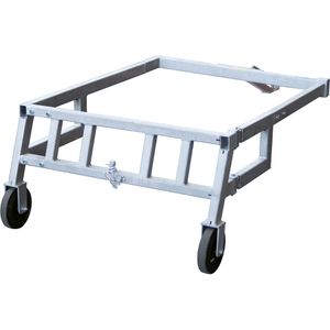 Schefer Transportgestell mit Rollen, Müllbehälter 1100 Liter, für Elektroschlepper ES Primus & AES Primus
