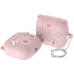 Cover-Discount Schutzhülle Airpods 4 (Kopfhörer Hülle), Kopfhörertasche + Schutzhülle, Rosa
