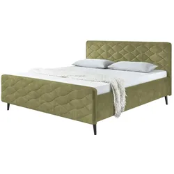 Kollektion Kraft Polsterbettgestell  Mariano A ¦ grün ¦ Maße (cm): B: 189 H: 108
