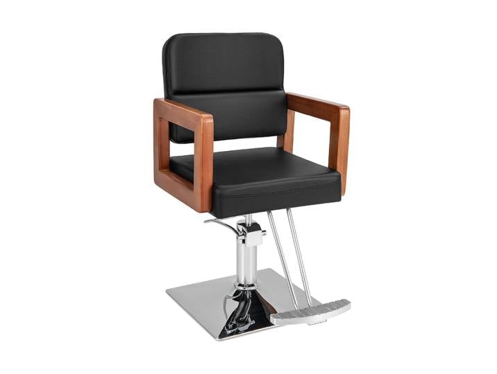 Chaise de coiffure réglable en hauteur, chaise de barbier charge maximale 150 kg, chaise de salon, pompe hydraulique, chaise de coiffure spa