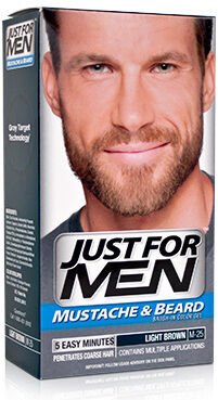Just for Men Mustache and Beard Gel Colorant Castaño claro