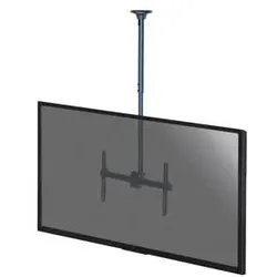 Kimex Support plafond écran 37" à 75" Hauteur 106-156cm (Decke, 50 kg, 37" - 75"), TV Wandhalterung, Schwarz