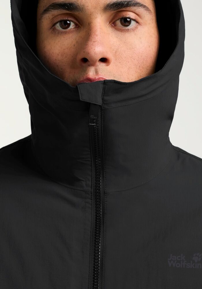 Winterjacke JACK WOLFSKIN "PAMIR JKT M", Herren, Gr. S (48), schwarz, Obermaterial: 100% Polyamid. Füllung: 100% Polyester. Futter: 100% Polyester, Jacken Winterjacke, mit isolierender Funktion, wasserdicht, winddicht, atmungsaktiv, warm