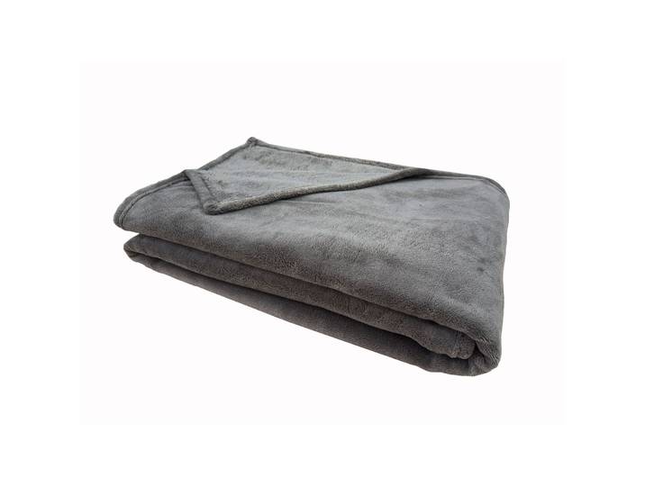 Wohndecke Aria taupe Polyester 150 x 200 cm - Material: 100% Polyester - Wohndecke