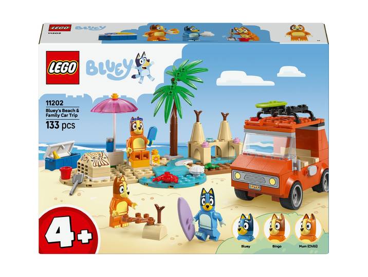 LEGO Bluey Les Vacances et le Voyage en Voiture de Bluey - 4 Ans 11202 LEGO