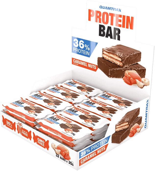 Quamtrax Protein Bars 35g 32 Barritas Galleta
