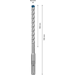 Bosch EXPERT SDS plus-7X Hammerbohrer, für Bohrhämmer ø 8 mm - 2608900167