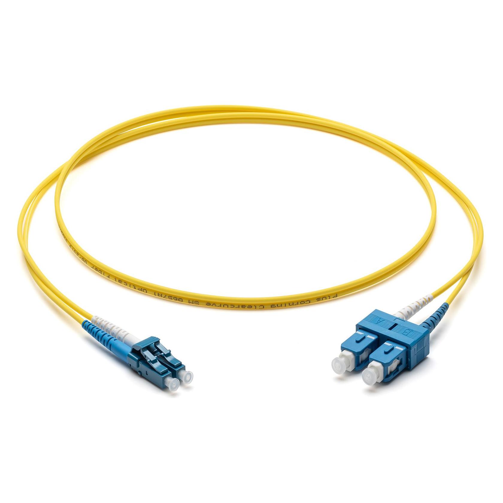Corning Glasfaser Patchkabel 2x 2.0 mm - Singlemode Duplex: LC UPC Duplex auf SC UPC Duplex, 10m (Ge (10 m) (F047202G2Z20010M)