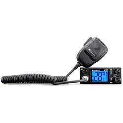 Midland Ricetransmitter CB Voertuig mit vielseitigem Display und Notfallkanälen, Walkie Talkie, Schwarz