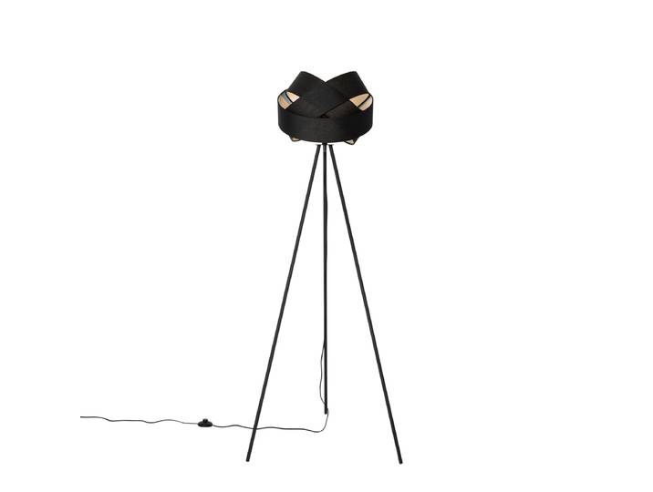 Lampadaire moderne noir - Cloth
