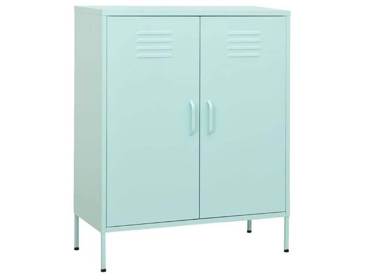 Vert Armoire de rangement Vert menthe 80x35x101 5 cm Acier - Meuble Rangement LV29948