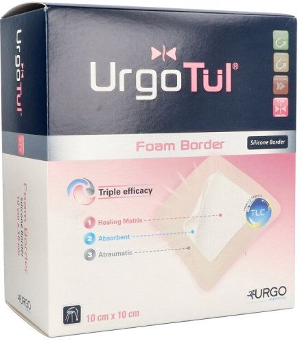 Urgotül Foam Border 10x10 cm Verband