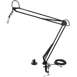 OMNITRONIC Tisch-Mikrofonarm TMA-2 sw