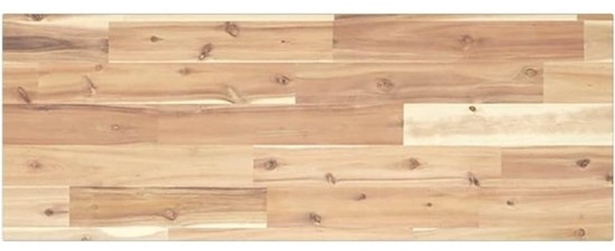Floating wandplank 100 cm onbehandeld massief hout