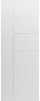 VDomDoors SARTODOORS Mela 0716 Painted White Wood Door Slab