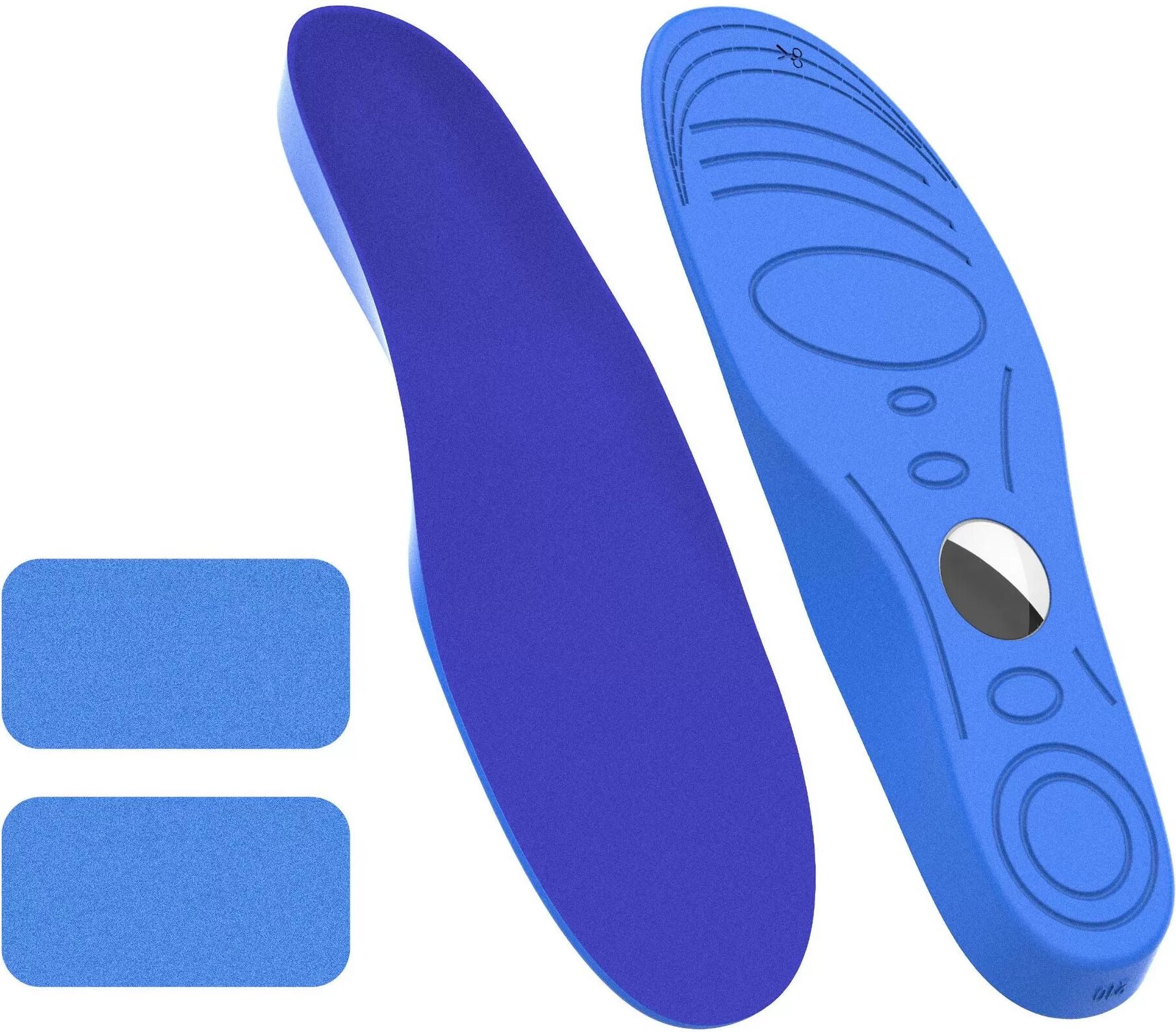 INF Étui de protection pour semelle intérieure de chaussure pour AirTag - Bleu