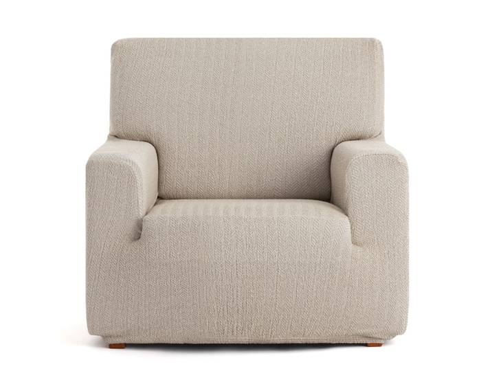 Housse de fauteuil extensible lin 80 * 120