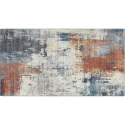 Luxor Living Teppich Polino Blau-Koralle 80x150 cm