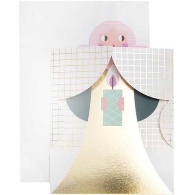 3D-Karte, Xmas In Air_Petrol/