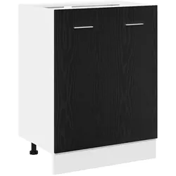 vidaXL Unterschrank Schwarzeiche 60x46x81,5 cm Holzwerkstoff