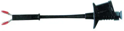 HT Instruments 6007-IECR Bananenstecker 1003180 Bananenbuchse, Buchse 4 mm, Steckanschluss 4 mm, Krokodilklemme CAT III 1000V Rot