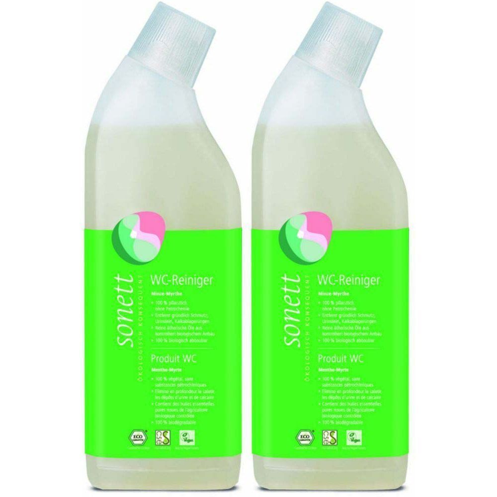 Sonett WC Reiniger Minze Myrthe 750 ml x2 2x750 Reinigungsmittel