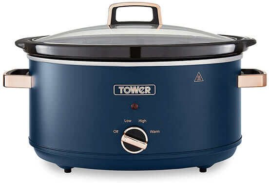 Tower Cavaletto 6.5L Slow Cooker Midnight Blue