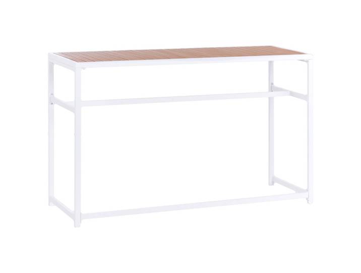 GARTEN-BARTISCH 150/50 cm Braun/Weiß Avetrana