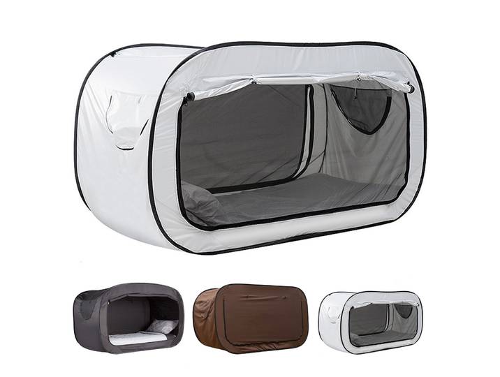 Tente de lit pliante extérieure tente de lit de confidentialité Camping tente de lit ombrage entièrement fermée pour enfants et adultes 52.9oz