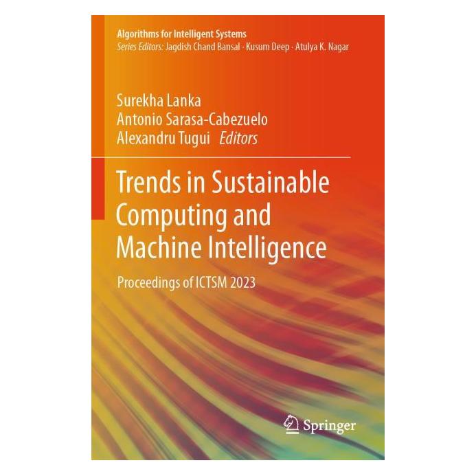 Springer Trends in Sustainable Computing and Machine Intelligence (Englisch, Softcover, Alexandru Tugui, Antonio Sarasa-Cabezuelo) (64891235)