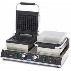 Waffeleisen - 4 Stück - Quadratisch - Doppelt