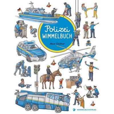 Polizei Wimmelbuch, Gebundene Ausgabe von , Adrian & wimmelbuchverlag, 978-3-948638-75-7