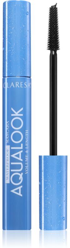 Claresa Aqualook Waterproof Mascara lengthening waterproof mascara shade Black 8 g