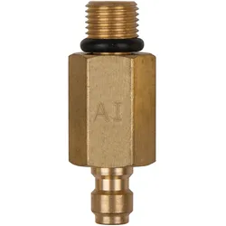 KS Tools Adapterstück M10x1,0 Außengewinde und 1/4" Schlauchanschluss mit Dichtring - 150.2348