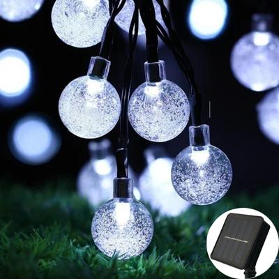Multicon Wholesale Hub Waterproof Solar Fairy Lights For Outdoor Garden, LEDs String Light, Wedding Decoration solar White Light 100leds