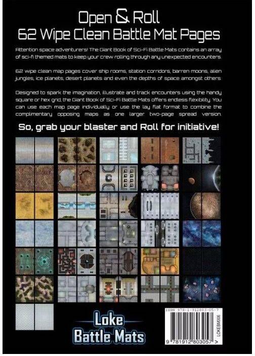 Loke Battle Mats Giant Book of Sci-Fi Battle Mats