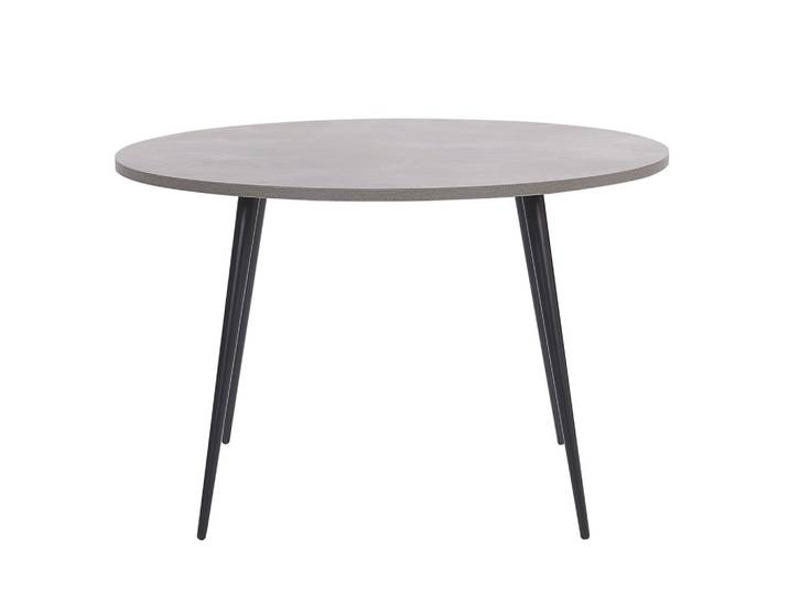 ESSTISCH 120/120/76 cm Hellgrau Rund Odeon