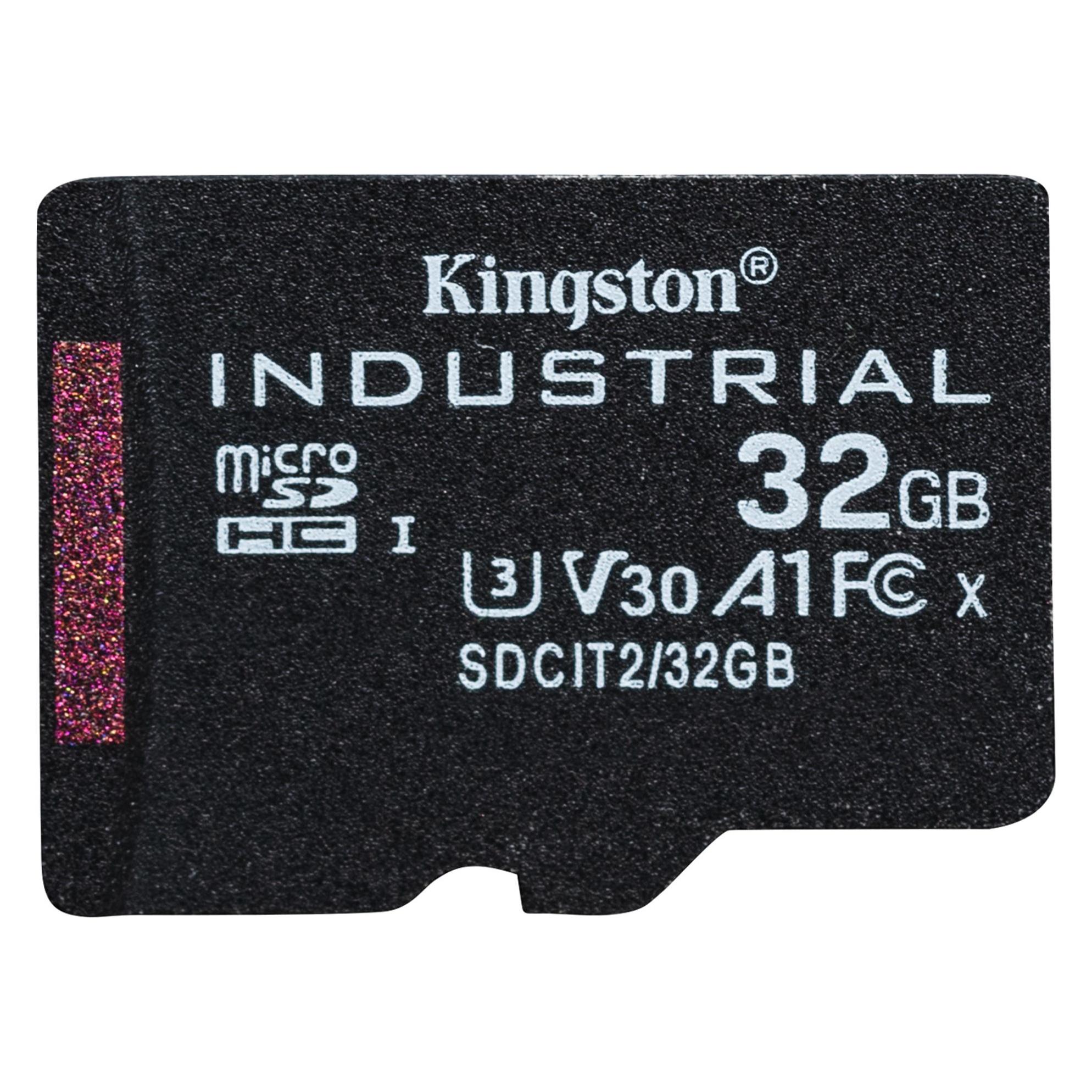 Kingston microSDHC Industrial pSLC (32 GB, microSDHC, U3, UHS-I) (SDCIT2/32GB)