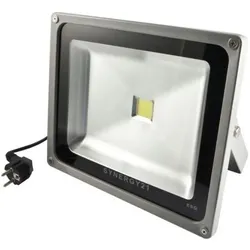 Synergy 21, Arbeitsleuchte, LED Spot Outdoor Baustrahler 30W schwarzes Gehäuse - neutralweiÃ V2 (2550 lm)