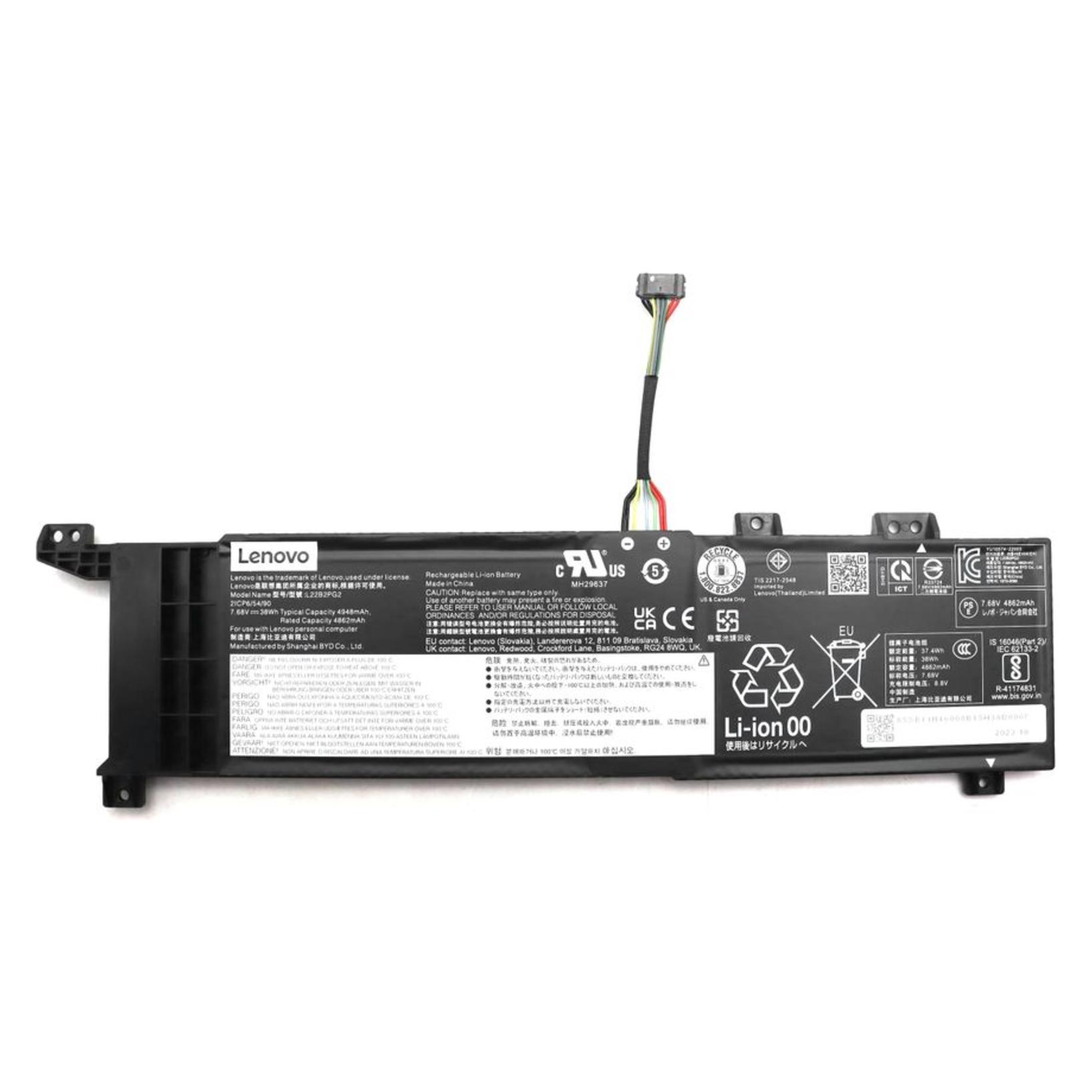 Lenovo BATTERY 2cell 38Wh 7.68V (2 Zellen, 4948 mAh) (5B11N45970)