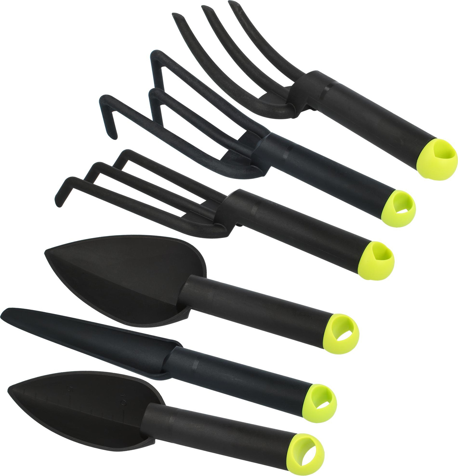 COM-Four Premium tuingereedschapset, 6-delig voor tuin en balkon