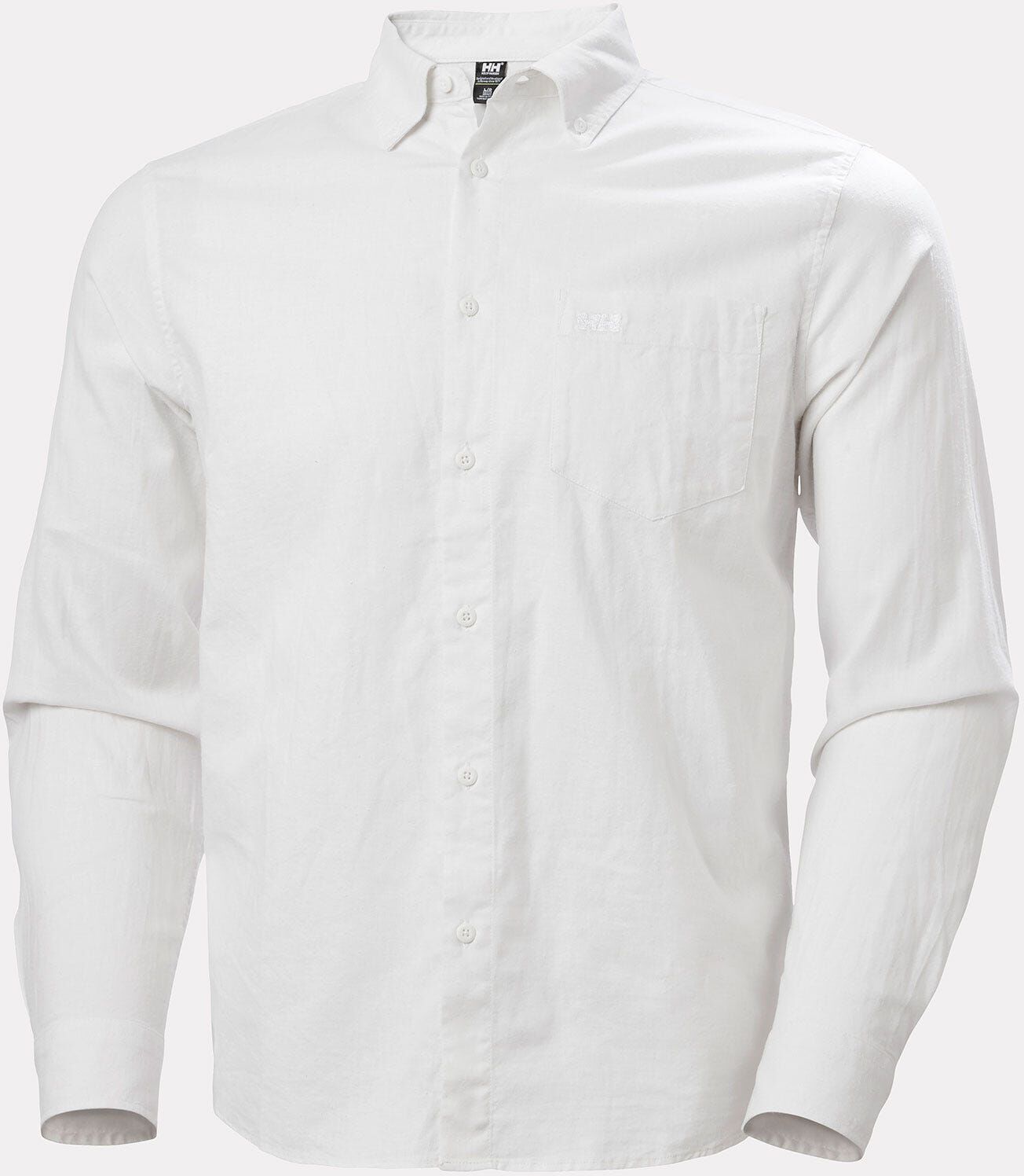 Helly Hansen Men's Club Long Sleeve Shirt - White/Cream - S