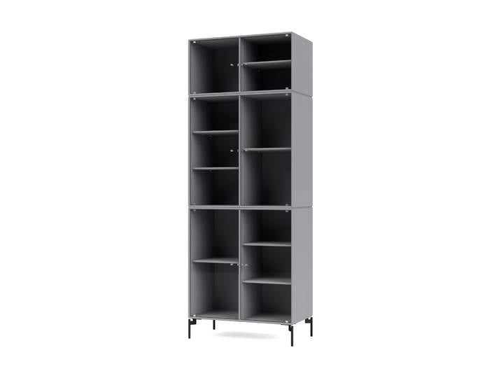 Montana Ripple IV Vitrinenschrank 69,6x187,2x38 cm Graphic-Beine black