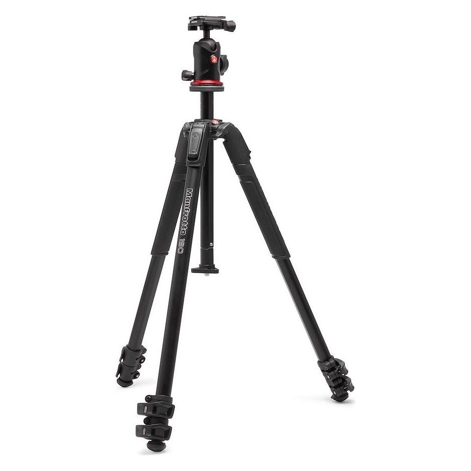 Manfrotto 190X AS alu w/BH (Metall) (MK190X3-Q6T)