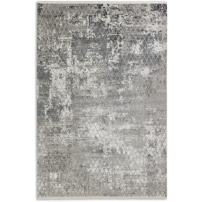 Teppich "Vision 212", grau (anthrazit), B:80cm H:7mm L:150cm, Kunstfaser, Viskose, SCHÖNER WOHNEN-KOLLEKTION, Teppiche, Teppich, Viskoseteppich mit Glanz, Wohnzimmer