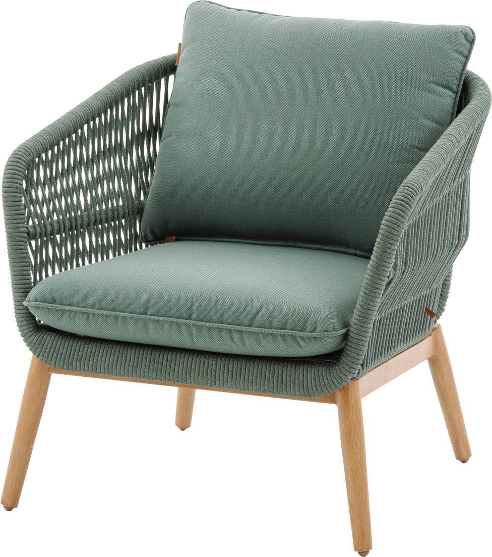 Gartenmöbel sessel "orissa" olivgrün polyester und stahl - Hespéride